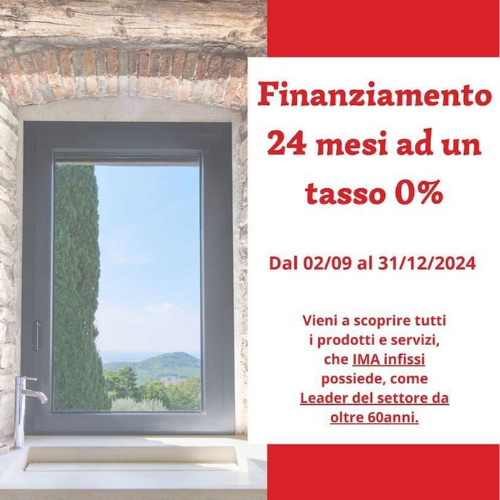 Finanziamento 24 mesi ad un tasso 0%